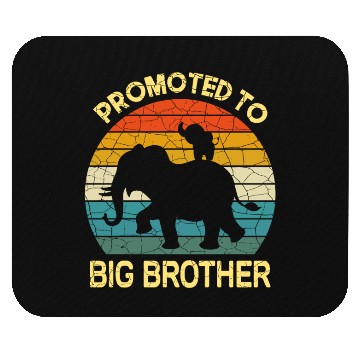Discover Promoted to big brother Elephant Gift Mouse Pads