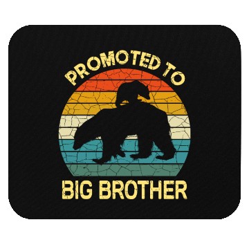 Discover Promoted to big brother Bear Gift, baby birthday Mouse Pads