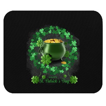 Discover Irish Shamrock St Patrick's Day Cool Mouse Pads