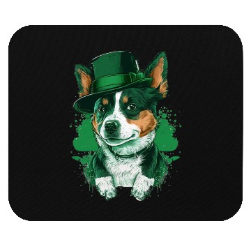 Discover Lucky Pup St. Patricks Day for Dog Lovers. Mouse Pads