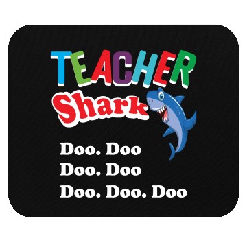 Discover Teacher Mouse Pads Preschool Teacher Shark Funny
