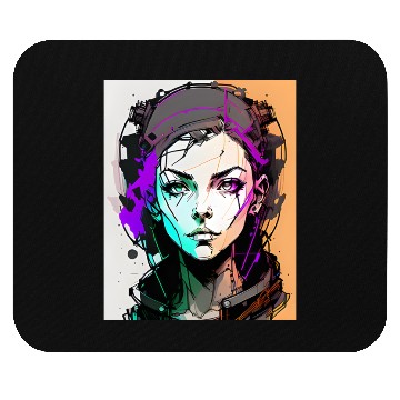Discover AI ART 01 GAMER GIRL Mouse Pads