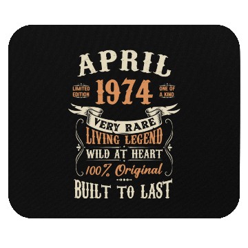 Discover April 1974 Birthday Surprise Mouse Pads