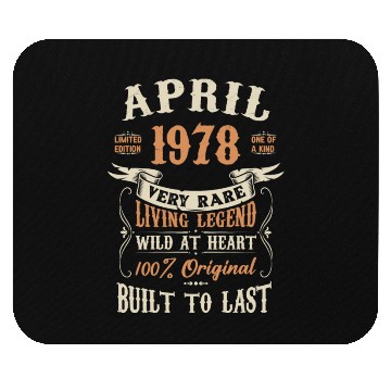 Discover April 1978 Birthday Surprise Mouse Pads