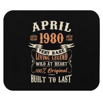 Discover April 1980 Birthday Surprise Mouse Pads