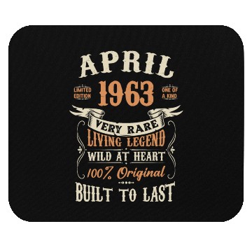 Discover April 1963 Birthday Surprise Mouse Pads