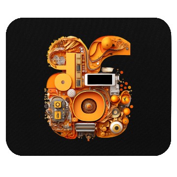 Discover Electrify Your Style with Orange 6 Mouse Pads