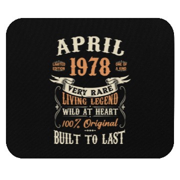 Discover April 1978 Birthday Surprise Mouse Pads
