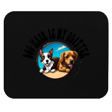 Discover Dog Hair Is My Glitter Mouse Pads