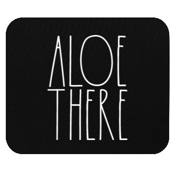 Discover Aloe There White Rae Dunn Inspired Minimalist Mouse Pads