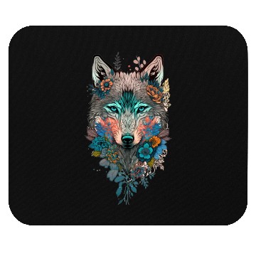 Discover Cute Wolf Mouse Pads