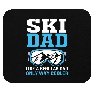 Discover Fathers Day Skiing Ski Dad Skier Goggle For Men Mouse Pads