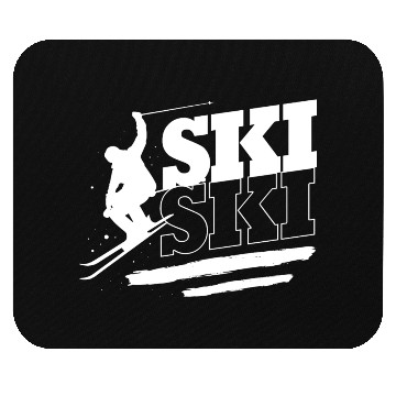 Discover Skiing Ski Instructor Skier Mouse Pads
