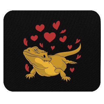 Discover Animal Bearded Dragon Lover Reptile Bearded Dragon Mouse Pads