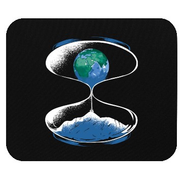 Discover Mother Earth Time Is Running Mouse Pads