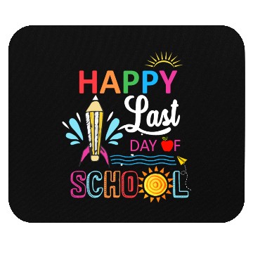 Discover Happy Last Day Of School Teacher Boys Girls Kids Mouse Pads