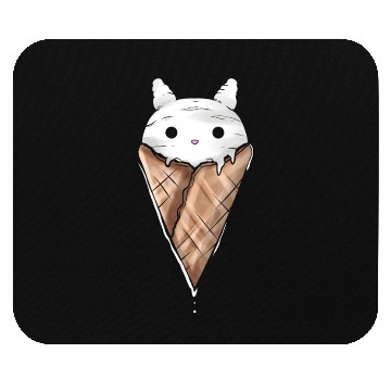 Discover Sweet Easter Bunny Ice Cream Cone On Easter Mouse Pads