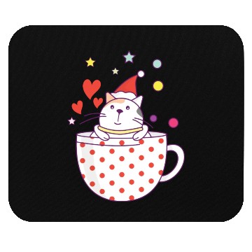 Discover Love Cat Xmas Mouse Pads