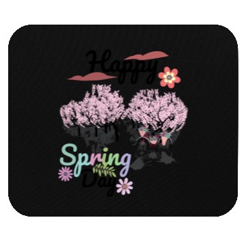 Discover Seasons Greetings for Spring, Happy Spring Graphic Mouse Pads
