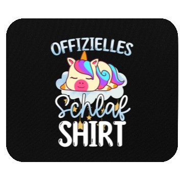 Discover Official Sleep Mouse Pads Unicorn