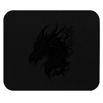 Discover Evil Vintager Dragon In Nature Scale Dress Mouse Pads