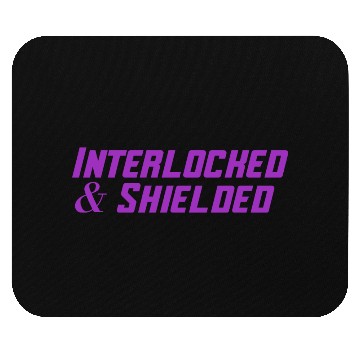 Discover INTERLOCKED & SHIELDED - PURPLE DESIGN Mouse Pads
