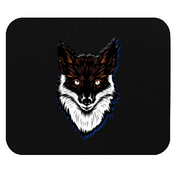 Discover Vector illustration of fox head Mouse Pads classique