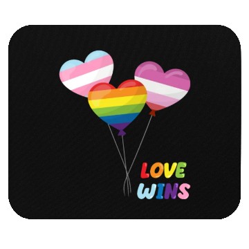 Discover Pride LGBTQ. Statement Mouse Pads