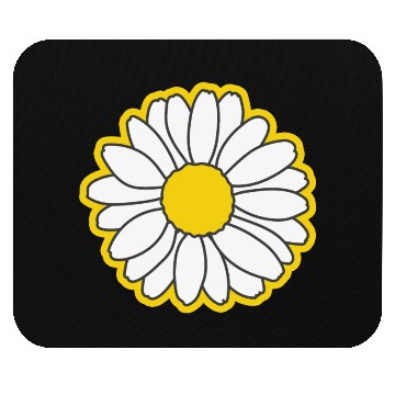 Discover yellow daisy flower Mouse Pads