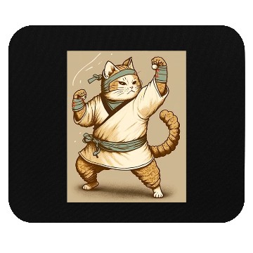 Discover Cat Ninja Anime Style Cat Lover Mouse Pads
