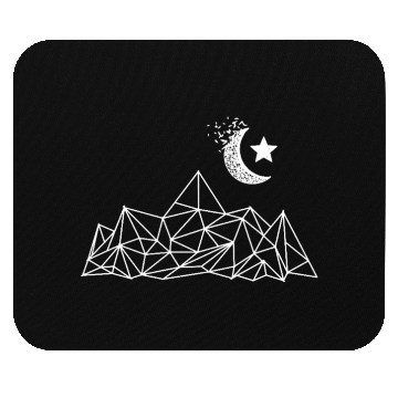 Discover Mountain Moon Hiking Mouse Pads