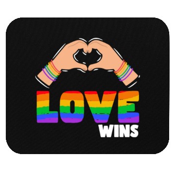 Discover Pride LGBTQ. Statement Mouse Pads