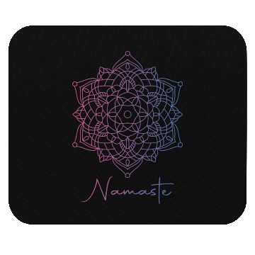 Discover Serenity Mandala Namaste Mouse Pads