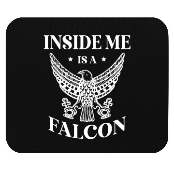 Discover Inside Me Is A Falcon Bird Owner Falconry Mouse Pads