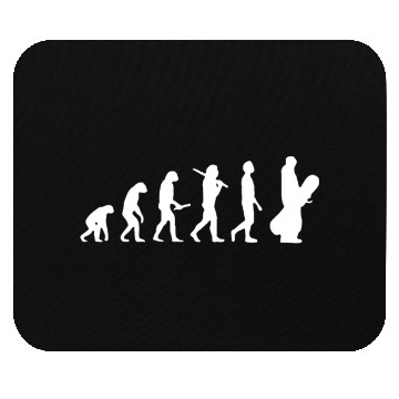 Discover Funny Snowboarding Evolution Gift For Snowboarders Mouse Pads