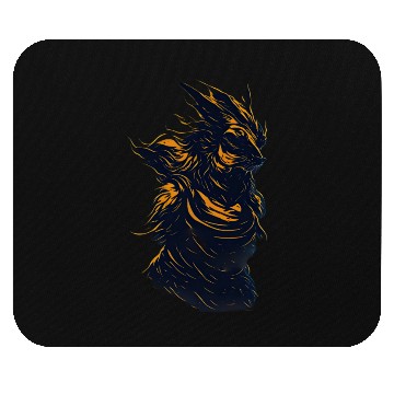 Discover Wolf Human Monster Mouse Pads