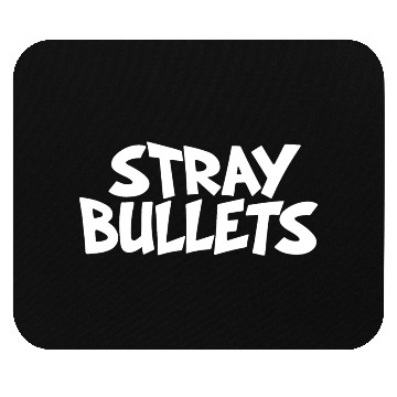 Discover Stray Bullets White Logo Variant Mouse Pads