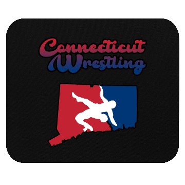 Discover Connecticut Wrestling Mouse Pads