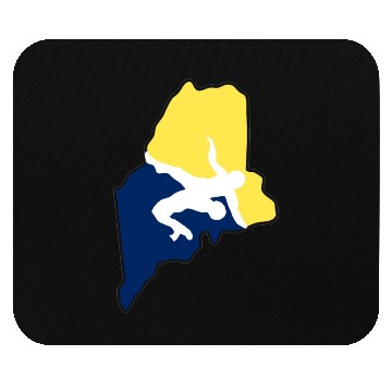 Discover Maine Wrestling Mouse Pads