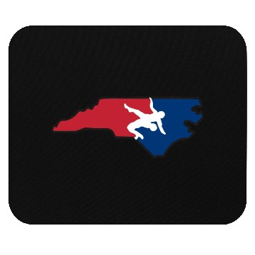 Discover North Carolina Wrestling Mouse Pads