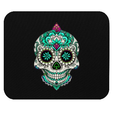 Discover Royal Sugar Skull Mouse Pads