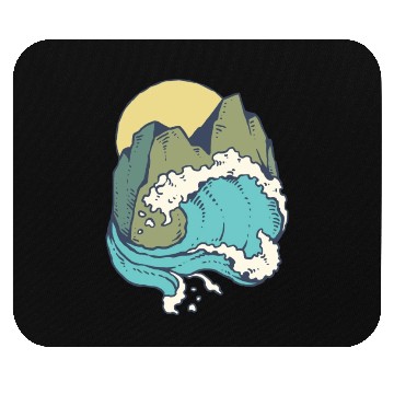 Discover Sun Mountain And Sea Mouse Pads