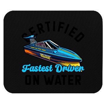 Discover Drag Boat Racing Racer Speed Motor Boat Driver Mouse Pads