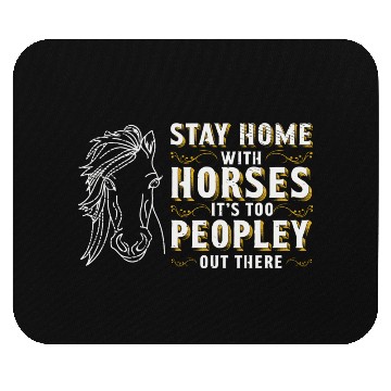 Discover Horse Riding Equestrian Horses Lover Pony Design Mouse Pads
