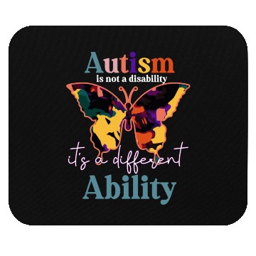 Discover Autism is not a disability Teacher Mouse Pads