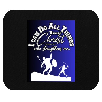 Discover I Can Do All Things Through Christ.Bible,Strength Mouse Pads