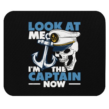 Discover Captain Boat Lovers Fishermen Sailing Boating Mouse Pads