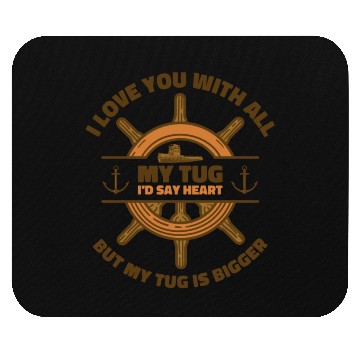 Discover Tugboat Sailing Watercraft Tugboat Lover Mouse Pads
