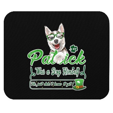 Discover Funny Husky Dog Breed Saint Patricks Day St Paddy Mouse Pads