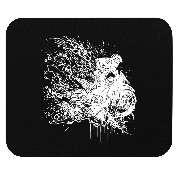 Discover Racing Motorcycle Splash Style Mouse Pads